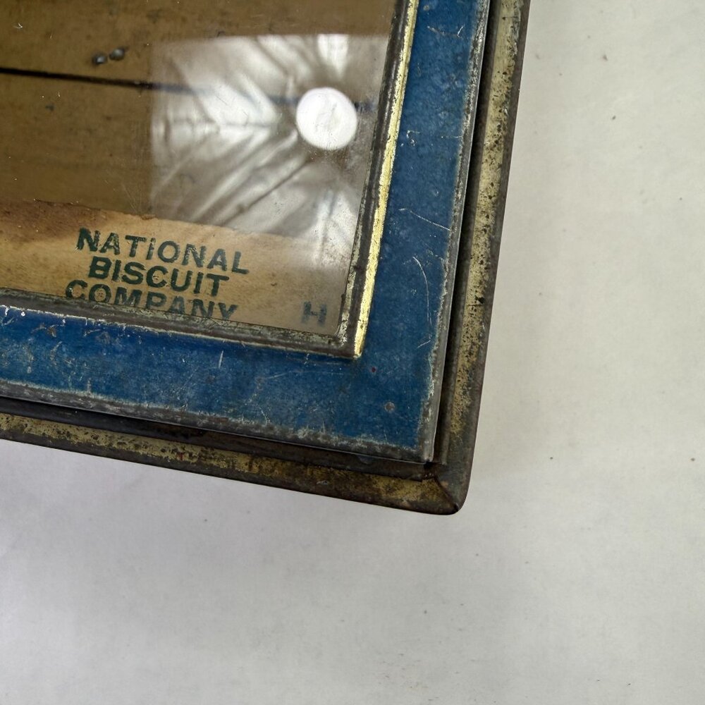 Vintage National Biscuit Company Nabisco Display Box With Glass Lid - Picture 15 of 16